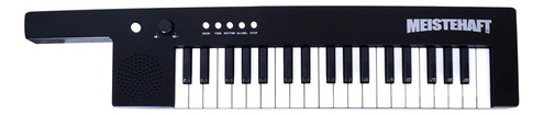 Imagen 2 de 4 de Keytar 37n Para Niño Recargable Negro Meistehaft
