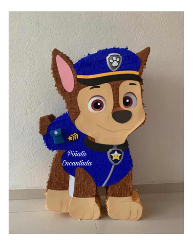 Piñata Paw Patrol Chase Decoración Fiesta Infantil