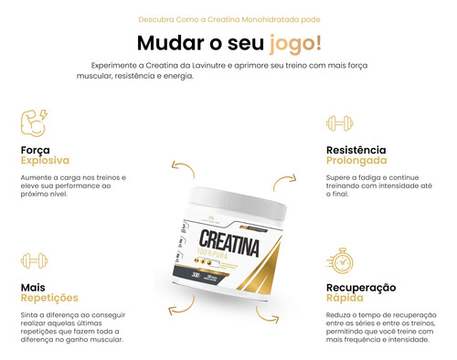Creatina 100% Pura+ômega 3, 6 E 9 Com Vit E (origem Vegetal)