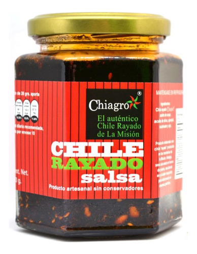 Salsa Macha Chiagro Chile Rayado 260 Gr
