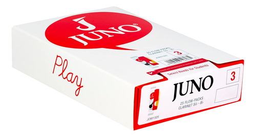 Juno Vandoren Bb, Caja De 25, 3 Cañas De Clarinete (jcr01325