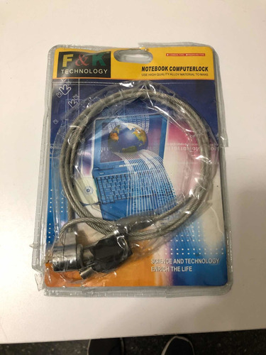 Guaya De Seguridad Para Laptop, Cable Lock. Nuevo