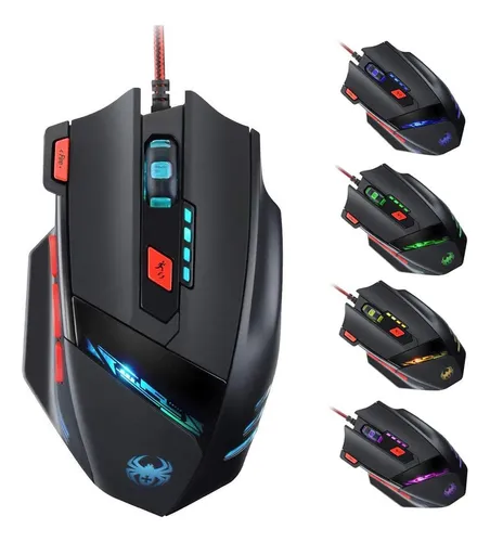 Mouse Gaming 9200 Dpi Zelotes T90 8 Botones Original Gamer
