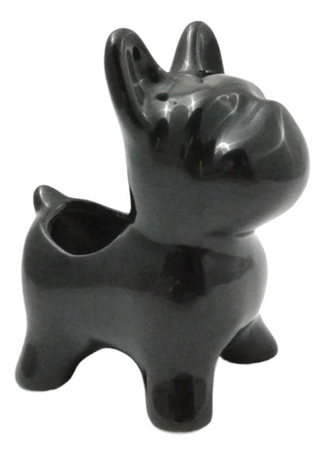 Matera De Ceramica Perro Bulldog