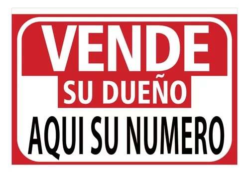 Cartel se vende personalizado