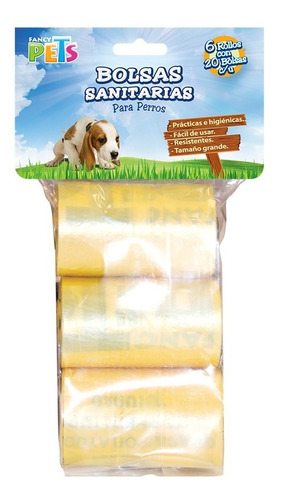 Bolsa Plástica Para Desechos (120 Pzas) Fancy Pets Perro