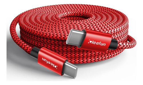 Cleefun Cable Largo Usb C A Usb C [16 Pies/16.4ft Usb Tipo C