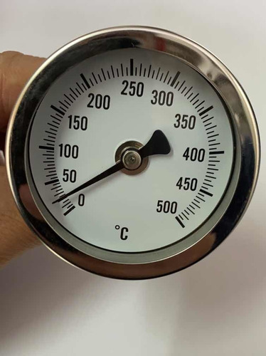Termometro 500 Grados Rosca 1/2, Bulbo 4  A 52