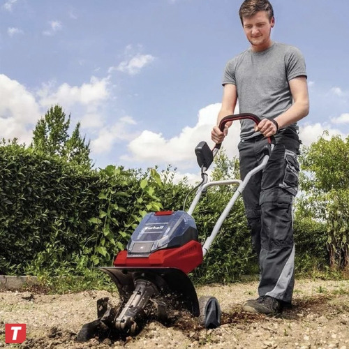 Imagen 2 de 10 de Motocultivador Carpidora A Bateria Einhell