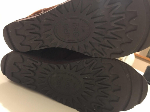 Botas Gamuza Tostado T36 Taco Chino Escondido Pre Cio Sas!!!
