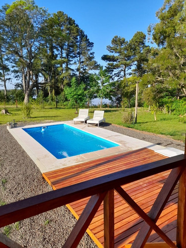 Alojamiento Cabaña Y Casa Con Piscina En Puerto Yeruá, Concordia, Frente Al Río Uruguay 