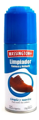 Limpiador Gamuza Nobuck Spray Aerosol Wassington