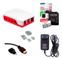 Comprar Case, Fonte Botão, Dissipadores + 64gb Pu002F Raspberry Pi4  Nfe
