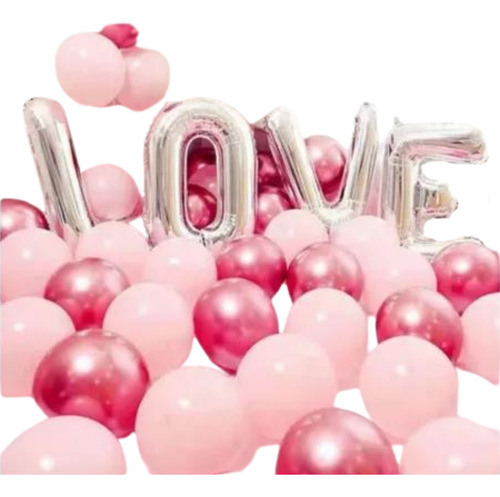 Set Globos Love 36 Piezas 