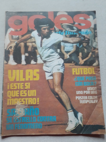 Revista Goles N° 1353 Año 1974 Vilas - Saldaño - Union