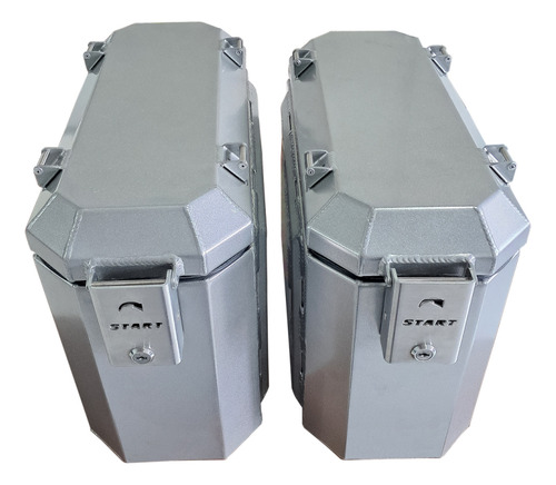S317+s487 Baús Laterais Para Tiger 900 Com Suporte Original