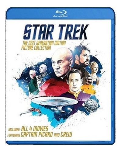 Star Trek Next Generation Boxset 4 Peliculas Blu-ray