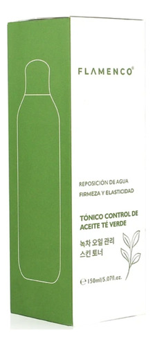 Tónico Facial Control De Aceite Té Verde Flamenco 150ml