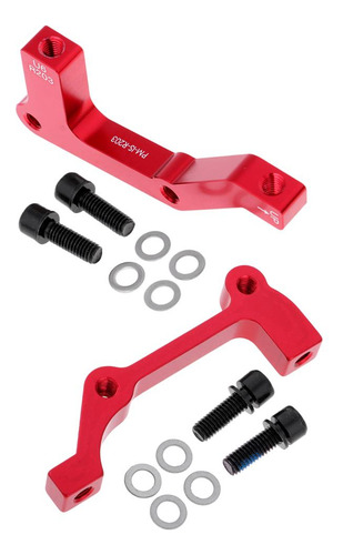 Pack De 2 Piezas De Adaptador Soporte De De De 203 Mm Rojo