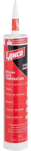 Silicona Alta Temperatura Roja / Lanco 305 Ml