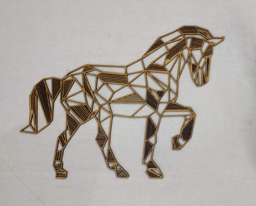 Imagen 8 de 10 de Cuadro Animales Geometricos Salvajes , 50 Cm Mdf De 2.5mm