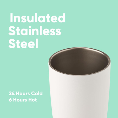 Owala Smoothsip - Vaso De Café Aislado De Acero Inoxidable