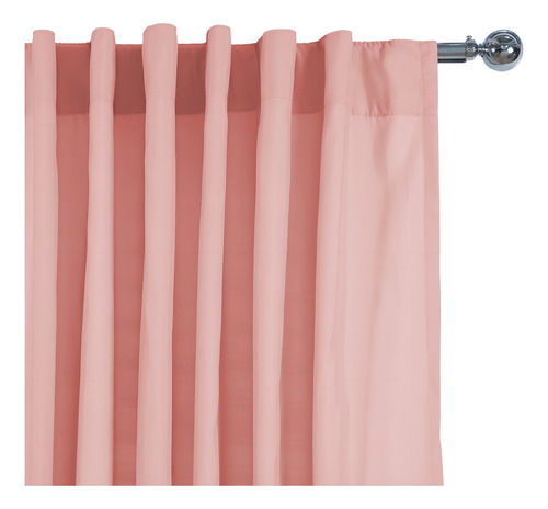 Cortina Para El Hogar Juego De Cortinas Largas Color Rosa