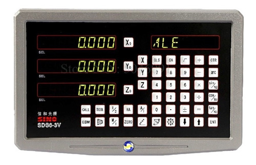 Lector Digital 3 Ejes Y Reglas 28 , 14 Y 12 - Marca Sino