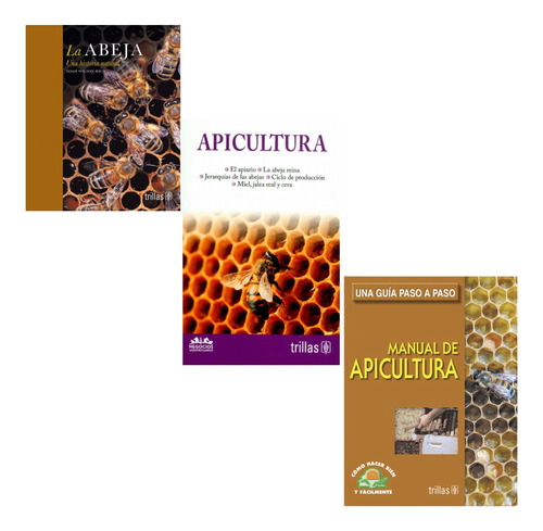 Apicultura Abeja Manual E Historia Trillas Set 3 Original