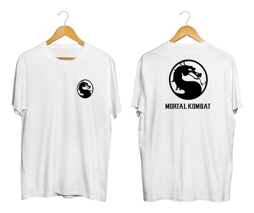 Playera Videojuego Mortal Kombat Doble Estampado Xbox Play