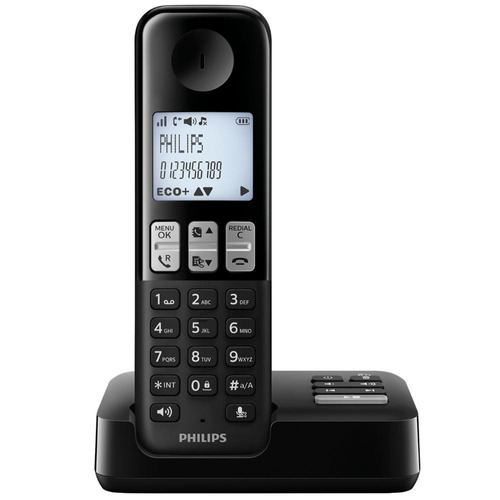 Teléfono Inalámbrico Philips D2351b/77 Dect
