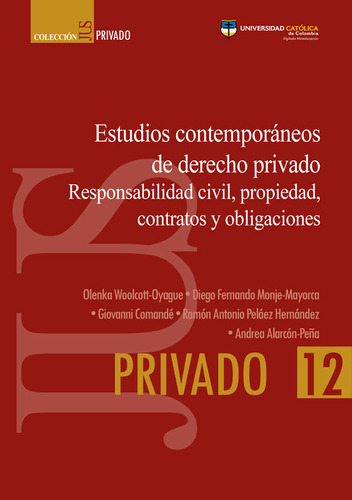 Estudios Contemporáneos De Derecho Privado Responsabilidad
