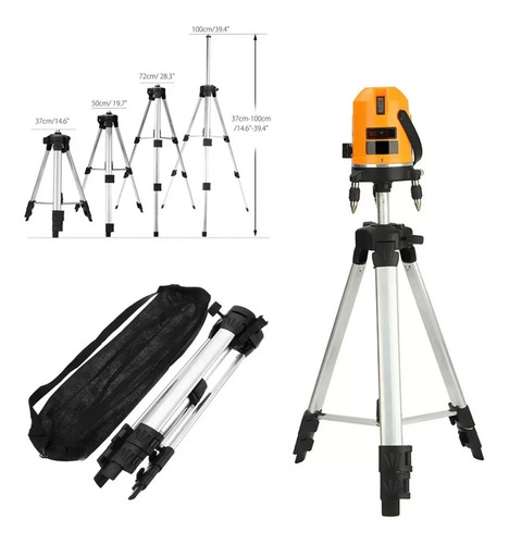 Tripé Para Nível A Laser Com Rosca De 5/8