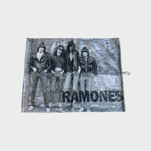 Imagen 2 de 2 de Repasador De Cocina Ramones Con Tira Para Colgar Velvet