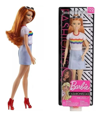 Boneca Barbie Fashionista 122 Mattel