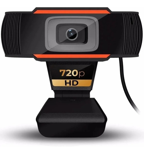 Imagen 1 de 5 de Camara Webcam Hd72p Con Microfono Pc Usb Streaming Zoom