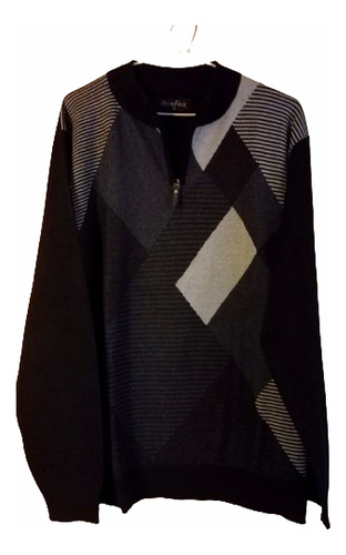 Sweater Binfox Rombos Rayas Hombre Otoño/invierno ( Chiff ).