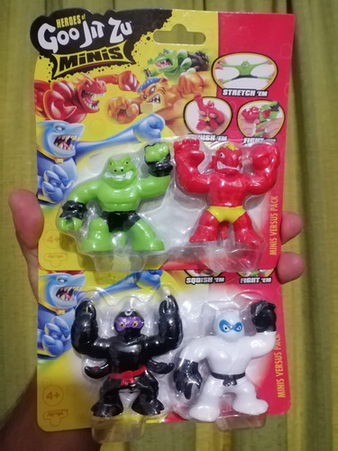 Goo Jit Zu Minis 4 Pack Pantaro, Scorpius Y Más