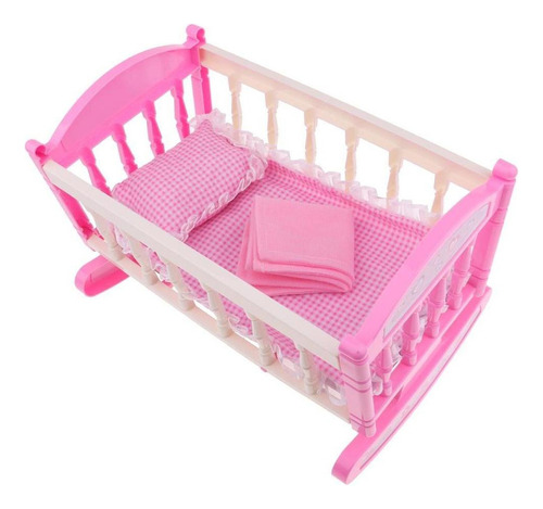 Bed Reborn Cradle Muñeca Para Bebé Cuna Muebles Para
