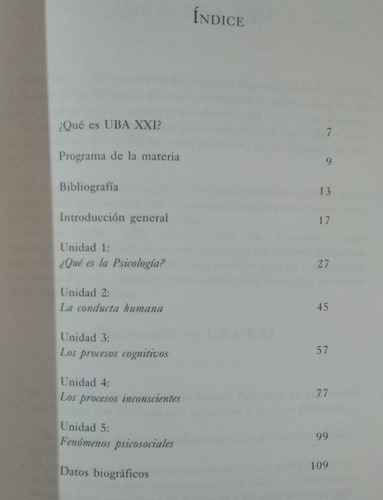 Psicologia Guia De Estudios Uba Xxi - (varios P. De Entega)