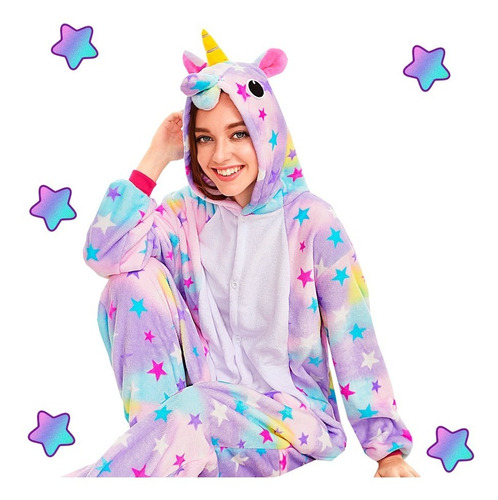 Pijama Kigurumi Unicornio Varios Talles