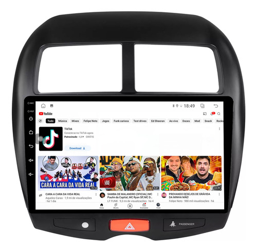 Kit Multimidia Asx 10p Android 14 Carplay 2gb 32gb