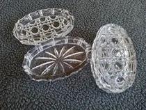 Comprar Cofre Joyero Cristal Tallado Ovalado Decoración Cristalería