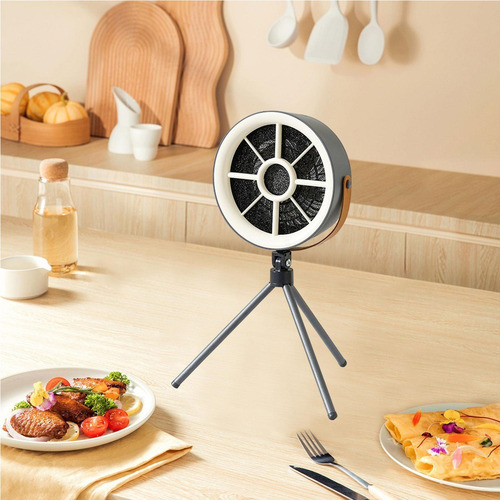 Campana Extractora Portátil Con Extractor De Aire Y Gris,usb