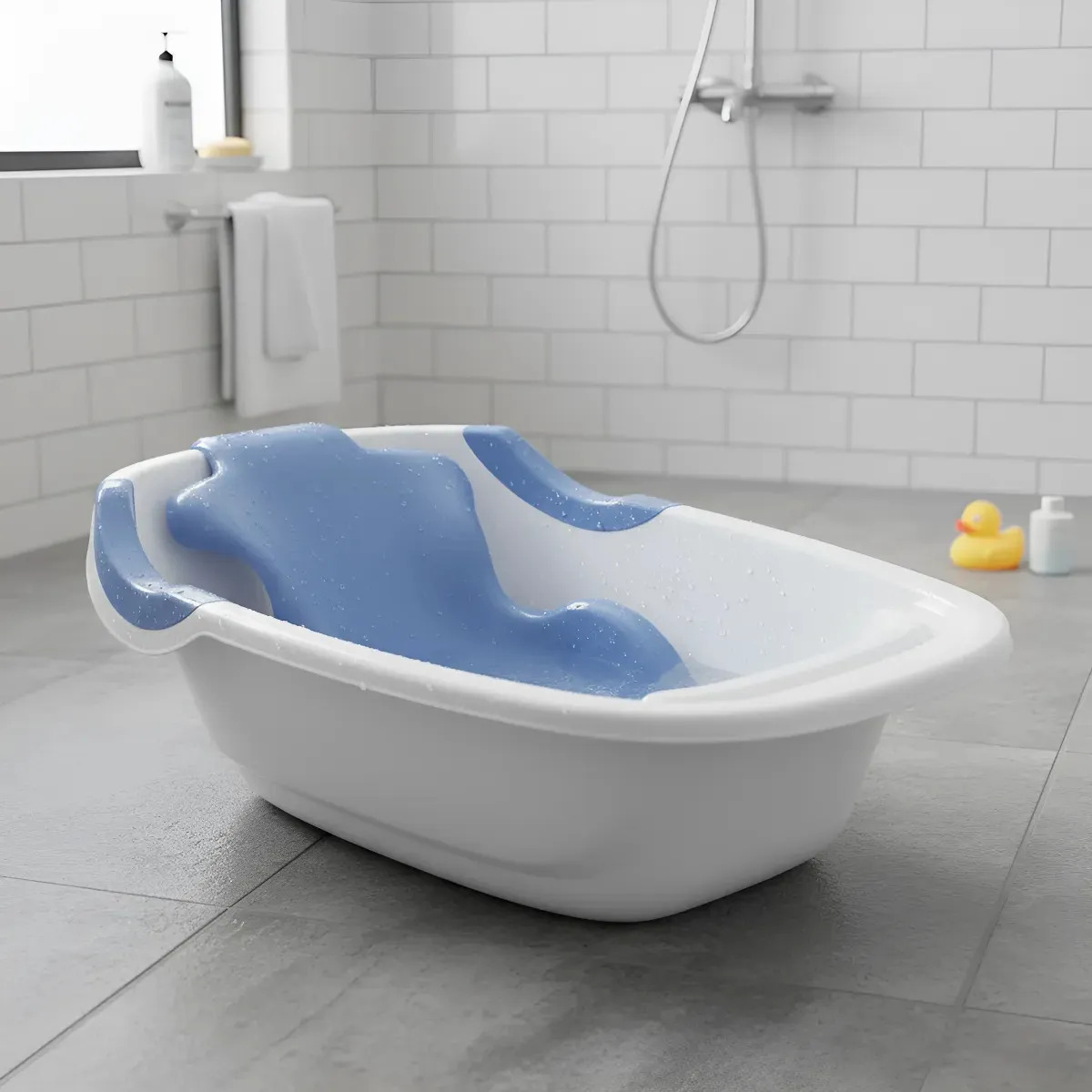 Bañera Anatomica Con Adaptador Para Bebes Colombraro