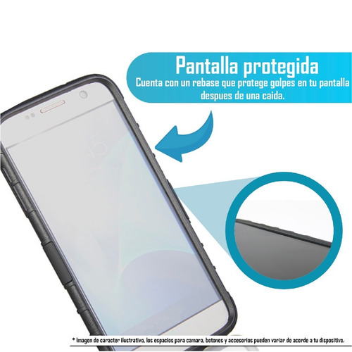 Funda Uso Rudo Combo Clip Huawei Y9 2018
