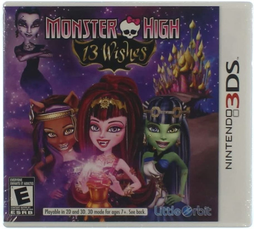 Monster High 13 Wishes 3ds Usado