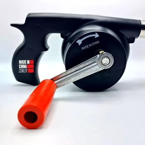 Imagen 3 de 5 de Avivador Fuego Fuelle De Mano Soplador Bbq40w