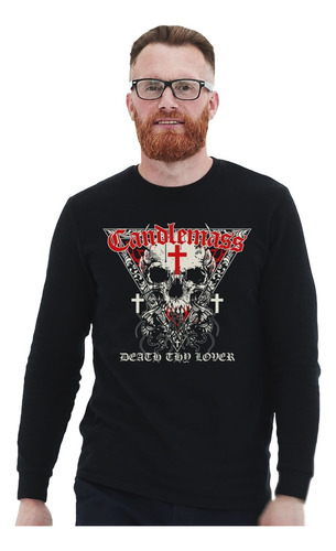 Polera Ml Candlemass Death Thy Lover Metal Impresión Directa