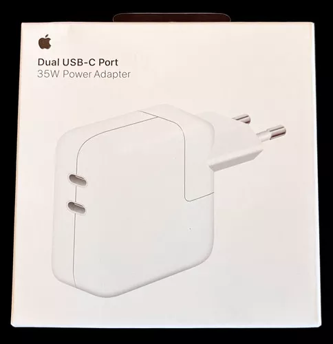 Cargador Apple iPhone iPad y Macbook Air 35w 2 Usb C